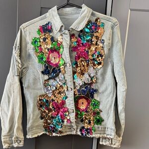 Embellished boutique Jean jacket